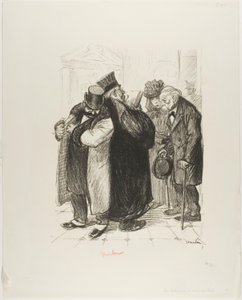 One Robs on the Side of the Law by Théophile Alexandre Pierre Steinlen