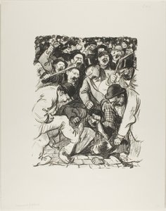 Striking Arguments by Théophile Alexandre Pierre Steinlen