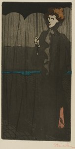 The Shower by Théophile Alexandre Pierre Steinlen