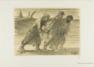Three Comrades by Théophile Alexandre Pierre Steinlen