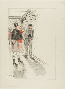 Vagrant of Paris by Théophile Alexandre Pierre Steinlen