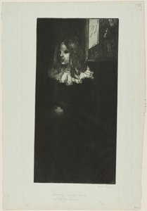 Young Girl with a White Collar