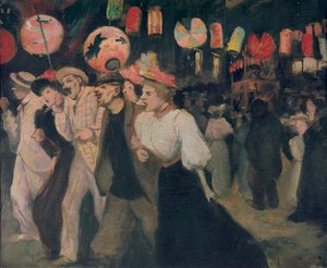 Montmartre, 14 July 1895 by Théophile Alexandre Steinlen