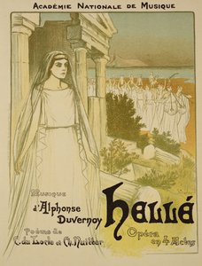 Reproduction of a Poster Advertising the Opera 