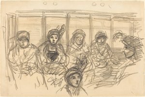 Riders on the Metro, c. 1890