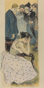 His Family Song by Théophile Alexandre Steinlen