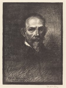 Self-Portrait Steinlen de face, tete droite