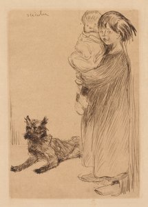 The Big Sister by Théophile Alexandre Steinlen