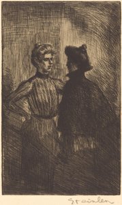 The Encounter by Théophile Alexandre Steinlen