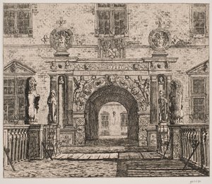 Entrance Gate at Vallø by Thorald Læssøe