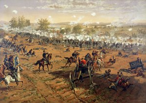 Battle of Gettysburg by Thure de (after) Thulstrup