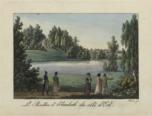The Elizabeth Pavilion in Pavlovsk Park