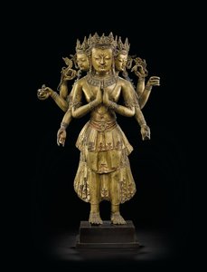 Ekadashalokeshvara Statue