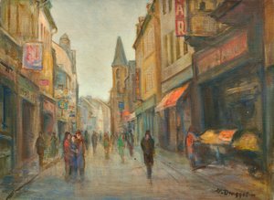 Street in the Rain (Paris)