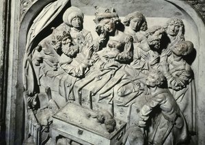 Tomb of Henri II and His Wife Kunigunde (detail of the Death of the Emperor)
