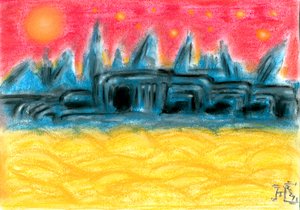 Alien City Sunset