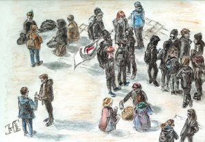 Urban Crowd Gathering