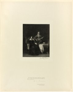 Catharine of Aragon and Her Maid, from Old English Masters