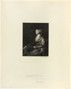 Portrait of Mrs. Siddons, from Old English Masters
