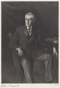 Woodrow Wilson by Timothy Cole after John Singer Sargent