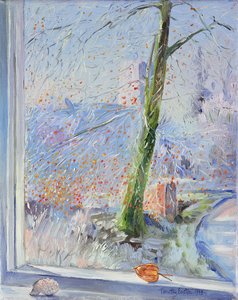 Beech Tree and Haw Frost, 1989