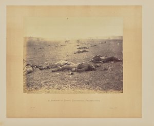 A Harvest of Death, Gettysburg, Pennsylvania by Timothy H. OSullivan