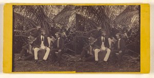 [Don Collins and his friends ashore at San Blas Bay, Darien Expedition] by Timothy H. O
