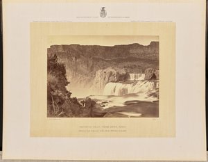 Shoshone Falls, Snake River, Idaho. Mid-day View, Adjacent Walls About 1000 Feet in Height by Timothy H. O