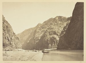 Black Canyon, looking from above at Mirror Bar by Timothy O
