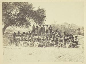 Group of Pah-Ute Indians, Nevada by Timothy O