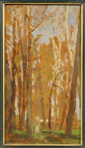A Walk in the Prater Gardens by Tina Blau