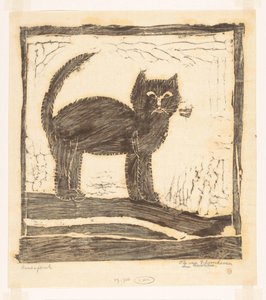 Cat with Tail Up