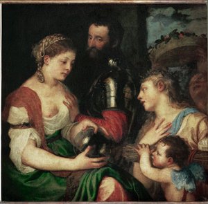 Conjugal Allegory Mistakenly Attributed to Alphonse d