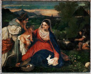 The Virgin with a Rabbit