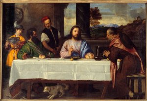 Dinner at Emmaus by Titian (c.1488 1576)
