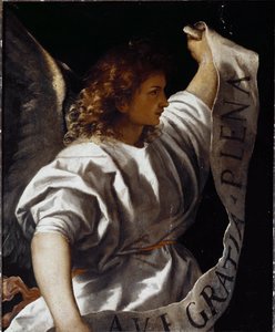 Polyptych Averoldi: Announce Angel