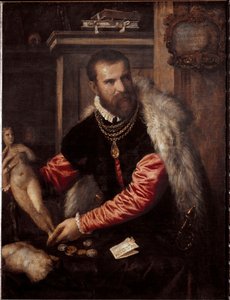 Portrait of the Antique Dealer and Collector Jacopo Strada by Tiziano Vecelli
