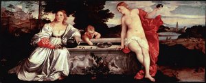 Sacred Love and Secular Love by Tiziano Vecelli