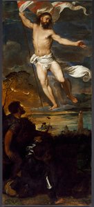 The Central Panel Resurrection of the Polyptych Averoldi by Tiziano Vecelli