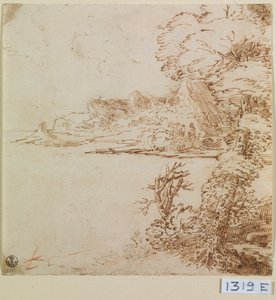 View of a Mountainous Coast by Titian (c.1488 1576)