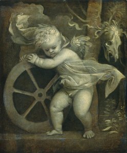 Cupid with the Wheel of Time by Titian