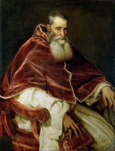 Portrait of Pope Paul III by Titian