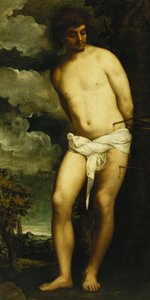Saint Sebastian by Tiziano Vecelli