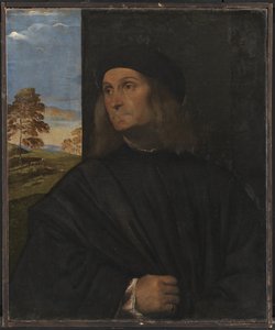 Portrait of the Venetian Painter Giovanni Bellini (?) by Tizian