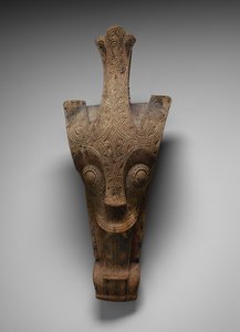House facade ornament representing a singa, c.1875-1900 by Toba Batak Culture