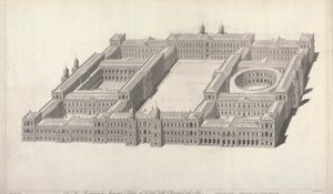 Palace of Whitehall. The Charing Cross Side