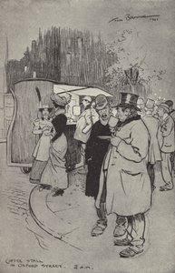 Coffee Stall in Oxford Street, 2 AM by Tom Browne