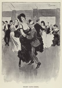 Night Club Scene by Tom Browne