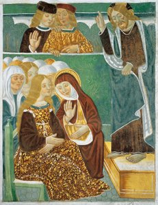 Jesus preaching to the women by Tommaso (active 1479 1509) (workshop) Cagnola