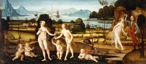 Venus and Adonis by Tommaso Aldrovandini